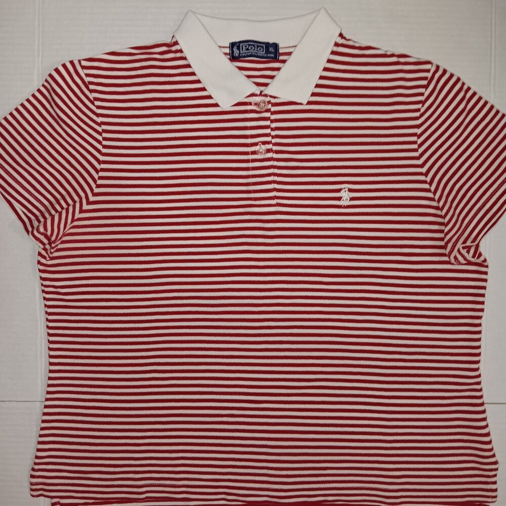POLO GIRLS STRIPED POLO SHIRT